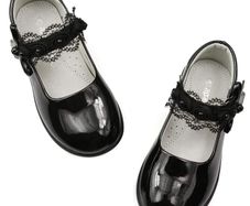 Brand New Apawwa Girls' Mary Jane Flats School Shoes