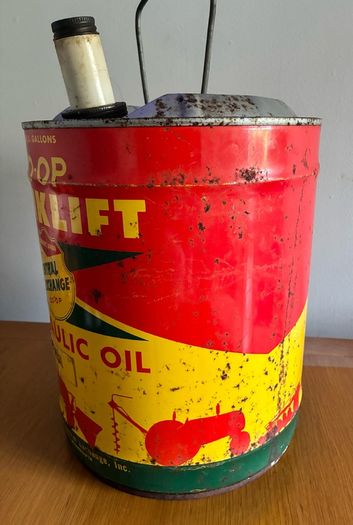 Vintage 1973 Hydraulic Oil Can