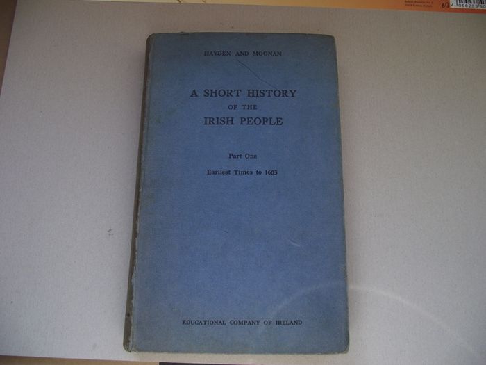 1960 'A Short History of the Irish People' by Educational Company of Ireland