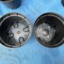 6 clean black plastic flower pots Image 3