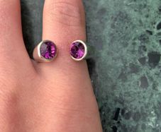 Amethyst pilgrim ring
