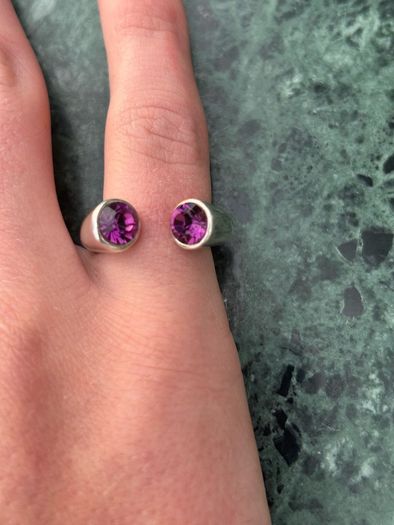 Amethyst pilgrim ring