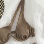 Mocha brown one shoulder bikini Image 3