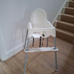 Highchair with custom made footrest