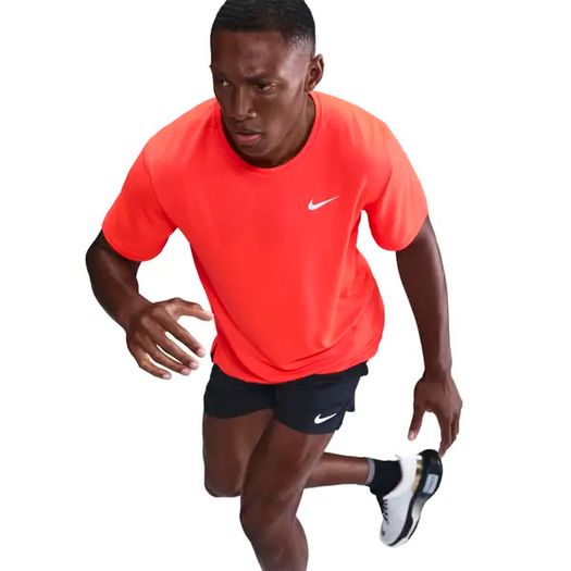 Nike Dri-Fit Men's Miler Running T Shirt Bright Crimson Xl Brand New with tags