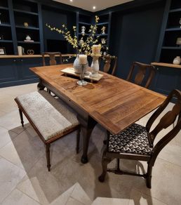 Stunning Antique Table, Chairs & Bench
