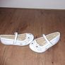 Gorgeous white leather shoes from M&S, size 10, pristine condition Image 2