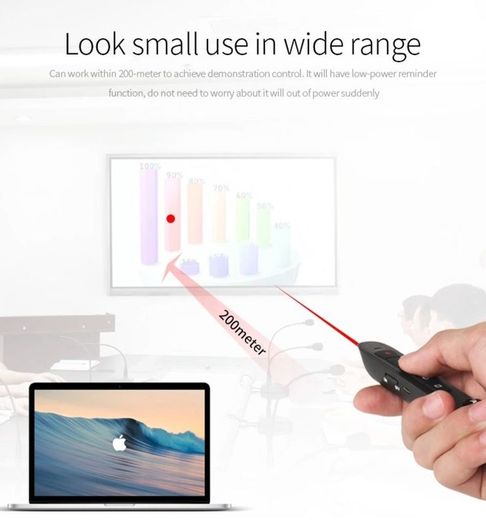 New Wireless laser presentation Pointer with Air Mouse