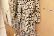 Women's Coat Leopard Print REDUCED Size 14
