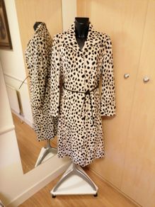Women's Coat Leopard Print REDUCED Size 14