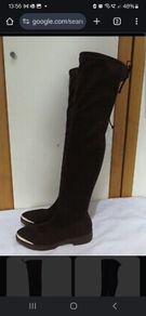 Fitflop Cosema over the knee boot navy size 41/7