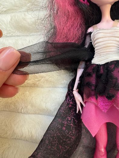 Monster High Doll Draculaura Ghouls Rule Mattel Used Very Dirty Hair Please see photos
