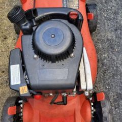 petrol lawnmower