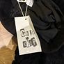 Chip Chip Black Knit Midi Dress Off Shoulder Bodycon Stretch Size M 38 10 Image 2
