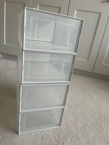 shoe storage containers GONE PENDING COLLECTION