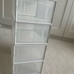 shoe storage containers GONE PENDING COLLECTION