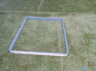 Steel rectangular frame