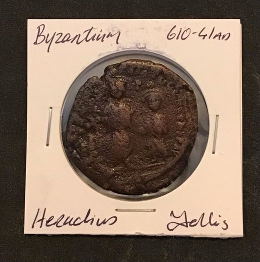 Byzantine Empire Emperor Heraclius 610 AD Follis
