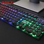 New iMICE AK-800 USB Wired LED Backlit Suspended Round Cap Gaming Keyboard. Image 10