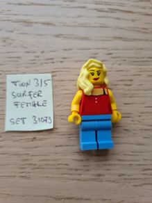 lego twn315 surfer female, set 31079