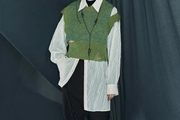 Designer Distressed Knit Vest