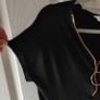 Black V Neck front zip top, size 12 Image 2