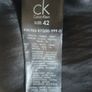 Calvin Klein Black Wool-Blend Belted Midi Coat - Size 42 (Excellent Condition) Image 4
