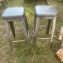 Bar stools gunmetal grey Image 5