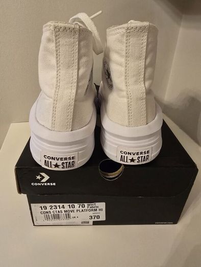 White Converse High Tops