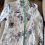 Denim floral design jacket UK size 14 in good condition see last three photos for exact measurements FREE STANDARD POSTAGE INCLUDED Image 6