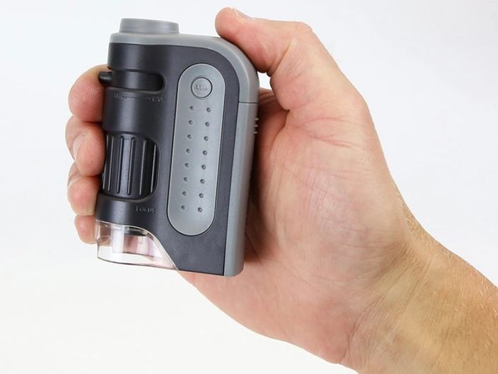 MicroBrite Plus 60 -120x LED Lighted Pocket Microscope, Grey (FREE POSTAGE)