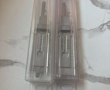 For Lishi Yale Picks Picking SS001 SS002 2 in1 Locksmith Tools Master Key Decode