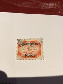 Rare Old German stamp