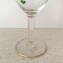 Vintage Irish Shamrock Liqueur Cordial Stemware Glass circa 1970 Image 4