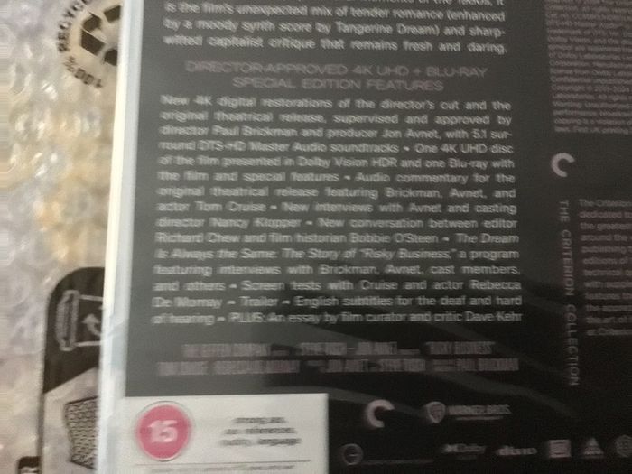 Risky Business 4K Criterion Collection