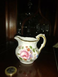 Porcelain ROYAL Derby Crown milk jug