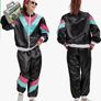 80s 90s tracksuit for men or women with accessories Image 3