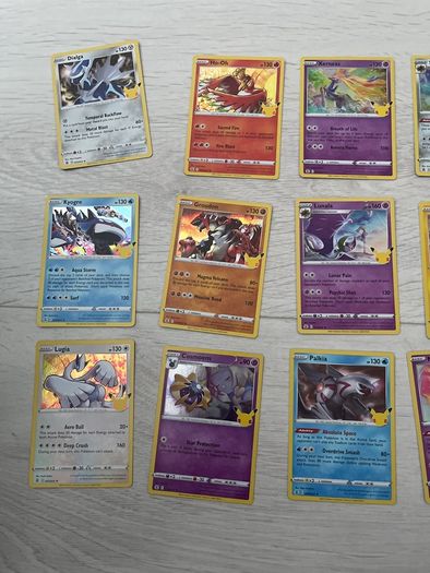 25th anniversary pokemon trading cards