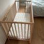 IKEA cot bed and mattress 60x120cm Image 2