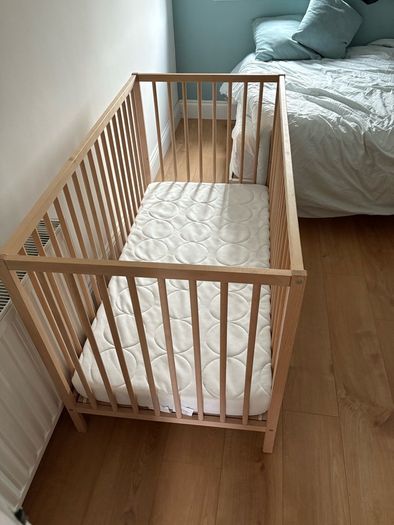 IKEA cot bed and mattress 60x120cm