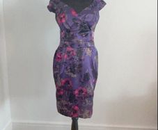 Brand New Ladies Purple Dress from Dunne Stores Size UK12 / EU 40