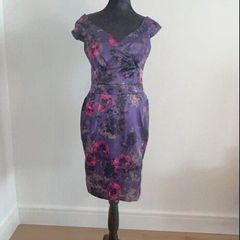 Brand New Ladies Purple Dress from Dunne Stores Size UK12 / EU 40