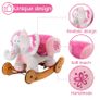 Labebe plush rocking horse pink like new Image 7