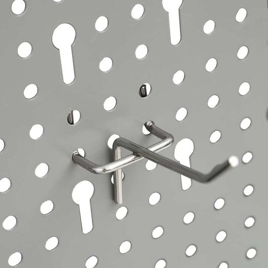 Wall-mounted Peg Boards 4 pcs 40x58 cm Steel