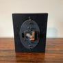 Black Hinged Picture Frame Clock | Classic Roman Numeral Design Image 3