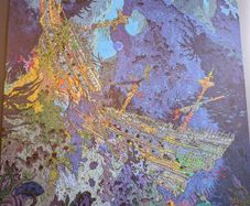 Kilian Eng The Last Harbor Rainbow Holographic Foil Poster PangeaSeed Rare limited edition of 30