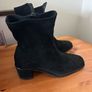 Ankle Boots Suede Effect size 6 Extra Wide Image 4