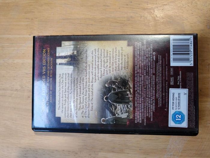 Lord of the rings VHS