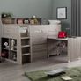 Europa Midsleeper Bed with Storage & Pull-Out Desk Excellent Space Saver Image 5