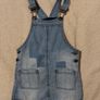 NEXT Blue Denim Dungaree Dress Image 3